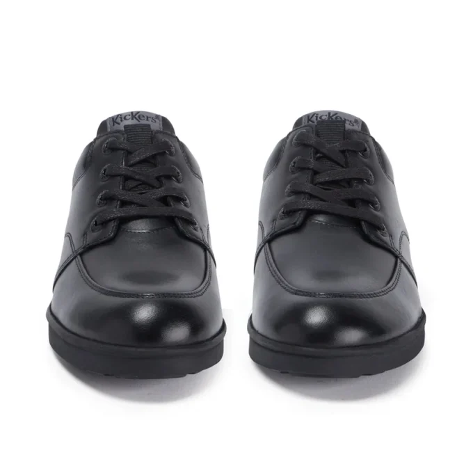 Jeugd Heren Troiko Lace Leer Zwart