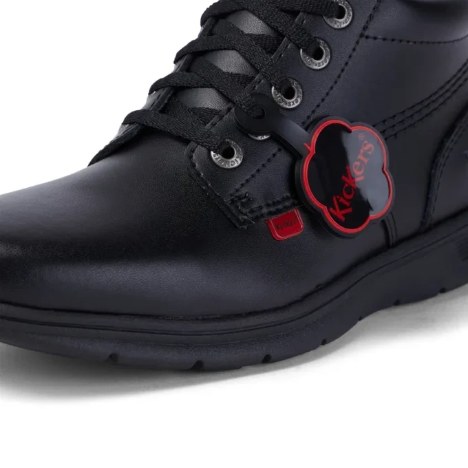 Jeugd Unisex Kelland Hi Leer Zwart