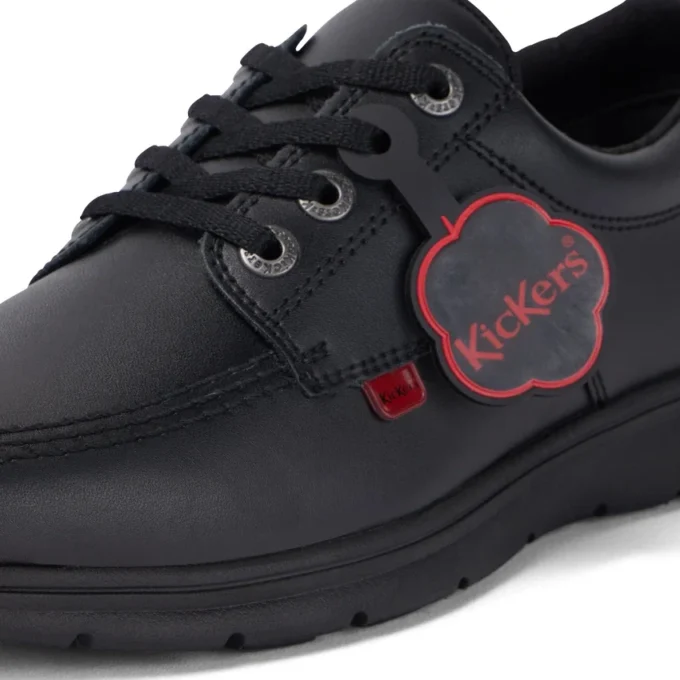 Jeugd Unisex Kelland Lo Leer Zwart
