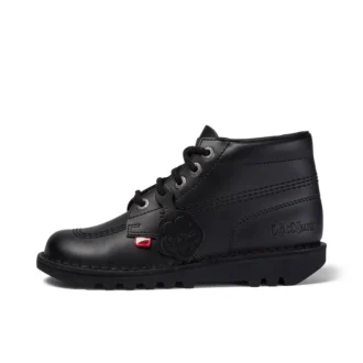 Jeugd Unisex Kick Hi Leer Zwart