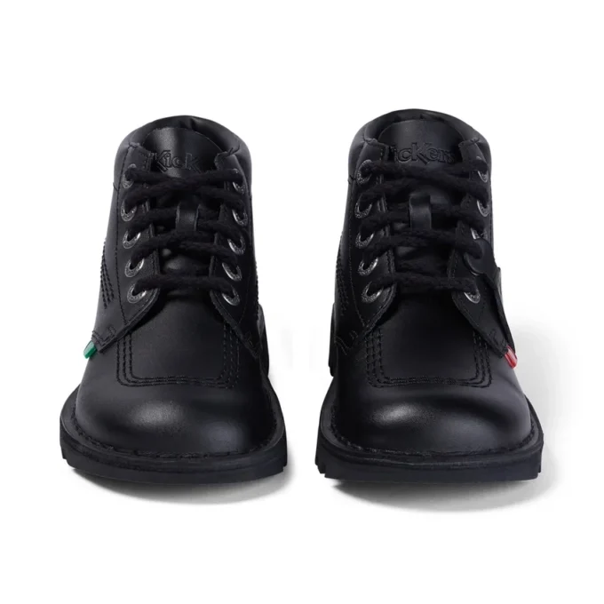 Jeugd Unisex Kick Hi Leer Zwart