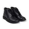 Jeugd Unisex Kick Hi Leer Zwart