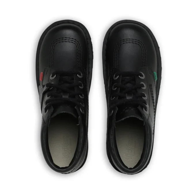 Jeugd Unisex Kick Hi Leer Zwart