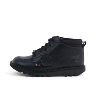 Jeugd Unisex Kick Hi Mix Mesh Leer Zwart