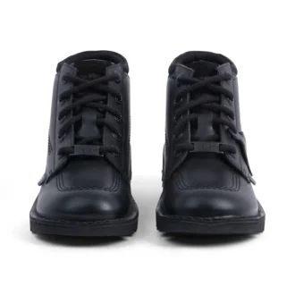 Jeugd Unisex Kick Hi Mix Mesh Leer Zwart