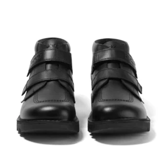 Jeugd Unisex Kick Hi Vel Leer Zwart