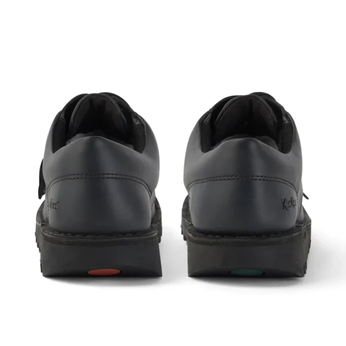 Jeugd Unisex Kick Lo Leer Alternatief Zwart