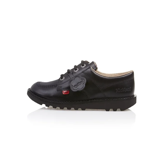 Jeugd Unisex Kick Lo Leer Zwart