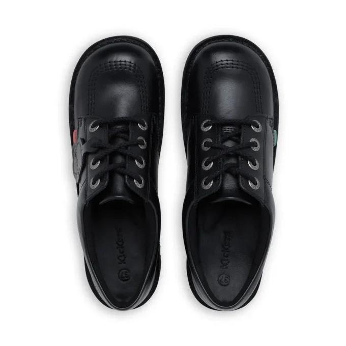 Jeugd Unisex Kick Lo Leer Zwart