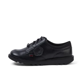 Jeugd Unisex Kick Lo Mix Mesh Leer Zwart