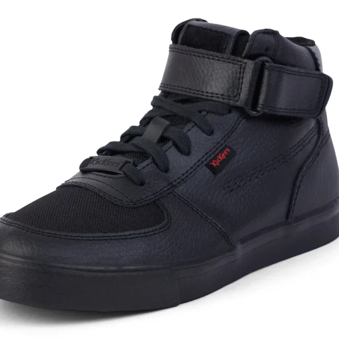 Jeugd Unisex Tovni Hi Mix Mesh Leer Zwart