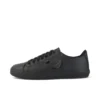 Tovni Lacer voor volwassenen, unisex, leerlook, zwart