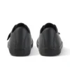 Tovni Lacer voor volwassenen, unisex, leerlook, zwart