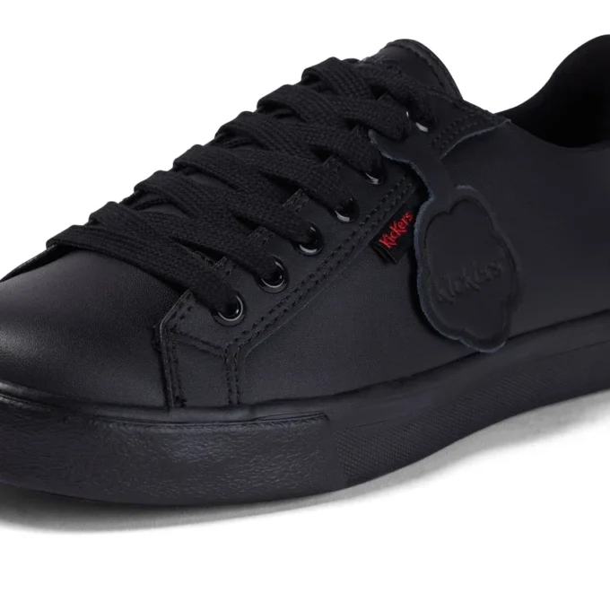 Jeugd Unisex Tovni Lacer Leer Zwart
