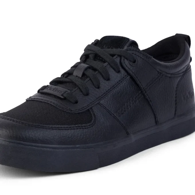 Jeugd Unisex Tovni Lo Mix Mesh Leer Zwart