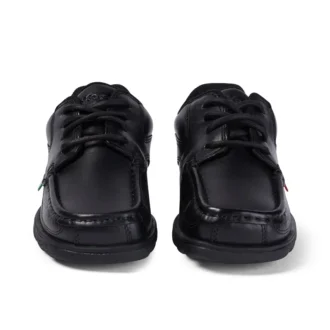 Junior jongens Fragma Lace leer zwart