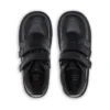 Junior jongens Kick Hi Scuff leer zwart