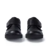 Junior jongens Kick Lo Scuff leer zwart