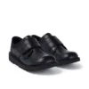 Junior jongens Kick Lo Scuff leer zwart