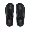 Junior jongens Kick Lo Scuff leer zwart