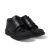 Junior jongens Kick Mid Scuff leer zwart