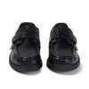 Junior jongens Reasan Strap leer zwart