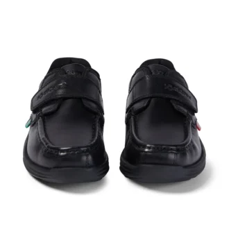Junior jongens Reasan Strap leer zwart