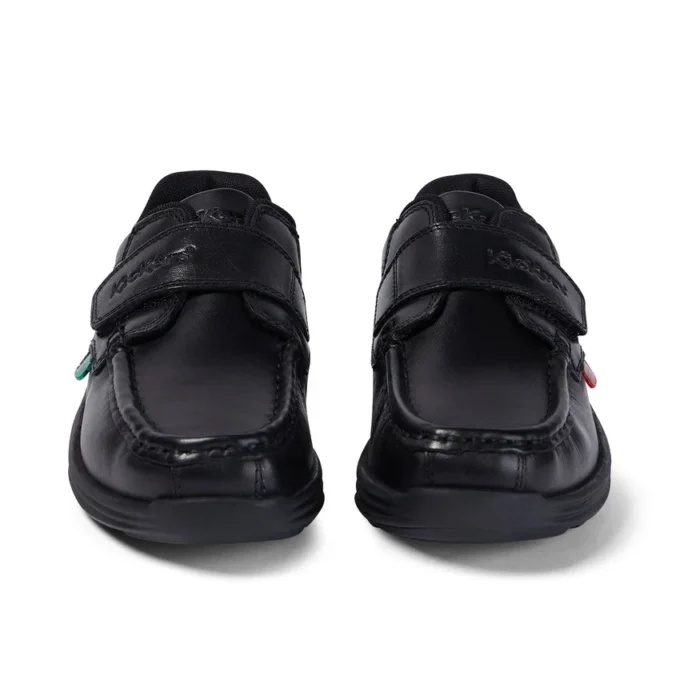Junior jongens Reasan Strap leer zwart