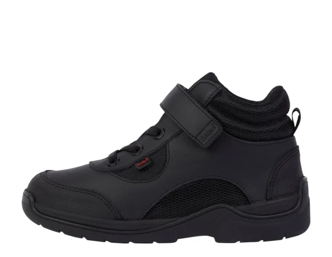 Junior jongens Stomper Hi leer zwart