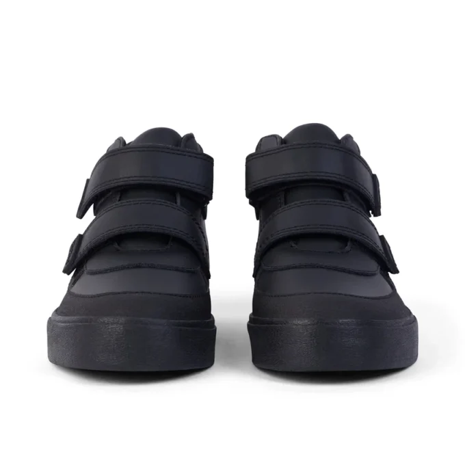 Junior jongens Tovni Scuff Hi leer zwart