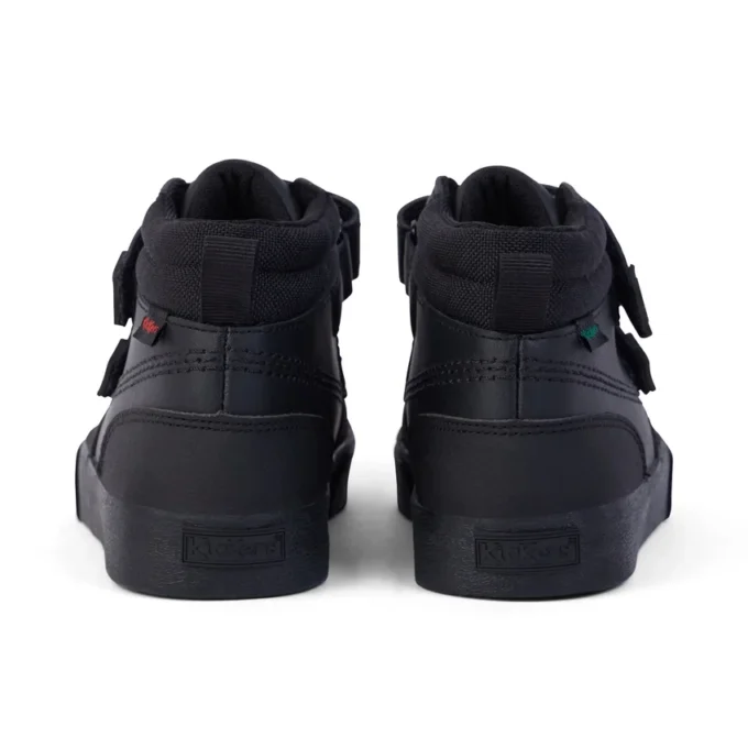 Junior jongens Tovni Scuff Hi leer zwart