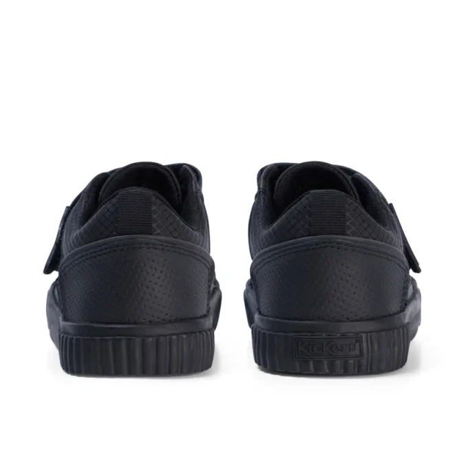 Junior jongens Tovni Twin Flex leer zwart