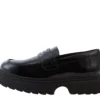 Junior meisjes Kenzi loafer leer zwart