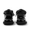 Junior meisjes Kick Hi Ribbon laksleer zwart