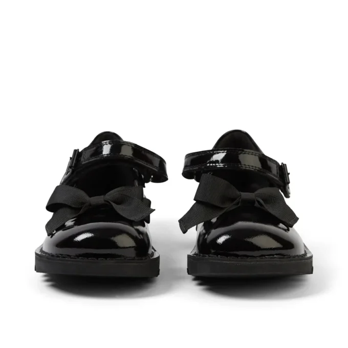 Junior meisjes Kick Mj Bow lakleer zwart