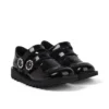 Junior meisjes Kick T-Bar Meadow lakleer zwart Junior meisjes Kick T-Bar Meadow lakleer zwart