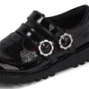 Junior meisjes Kick T-Bar Meadow lakleer zwart Junior meisjes Kick T-Bar Meadow lakleer zwart
