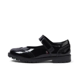 Junior meisjes Lachly MJ Brogue lakleer zwart