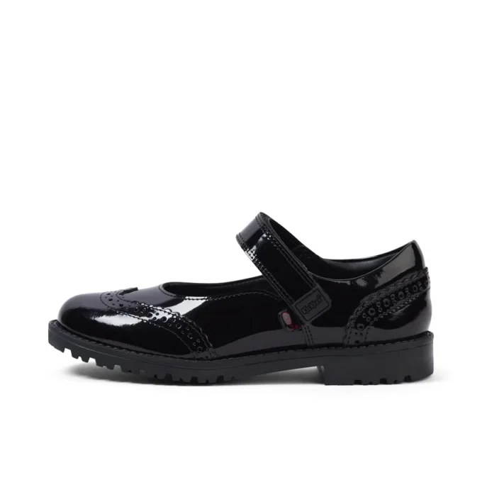 Junior meisjes Lachly MJ Brogue lakleer zwart