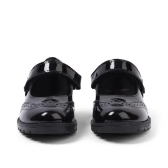 Junior meisjes Lachly MJ Brogue lakleer zwart