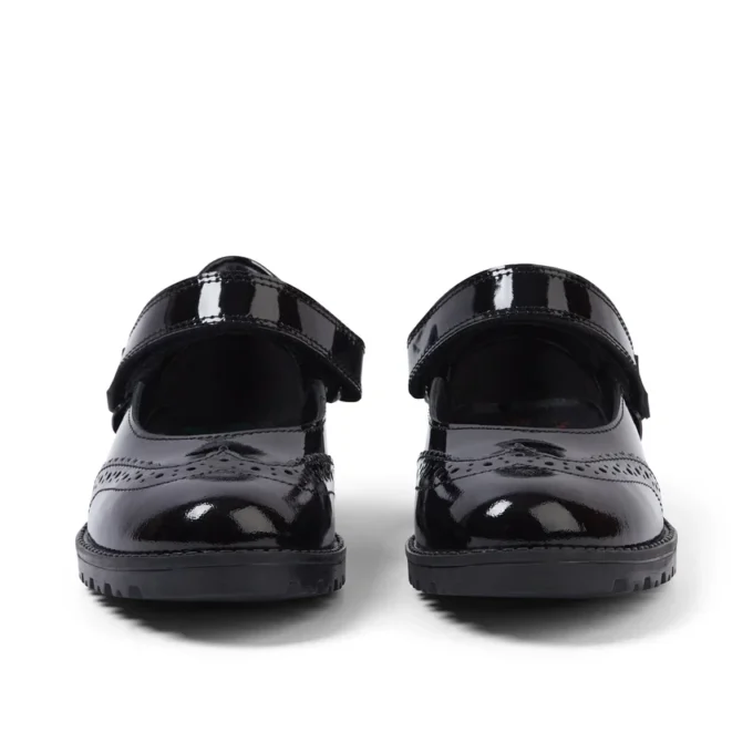 Junior meisjes Lachly MJ Brogue lakleer zwart