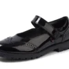 Junior meisjes Lachly MJ Brogue lakleer zwart