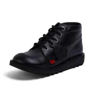 Junior Unisex Katoenen veters Zwart
