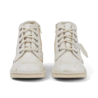 Junior Unisex Kick Hi Glitter Boots Wit