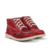 Junior Unisex Kick Hi Glitter Schoenen Rood