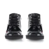 Junior Unisex Kick Hi Zip lakleer zwart