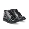 Junior Unisex Kick Hi Zip lakleer zwart