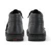 Junior Unisex Kick Hi Zip Leather Alternative Zwart