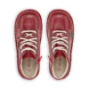 Junior Unisex Kick Hi Zip Leer Rood