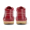 Junior Unisex Kick Hi Zip Leer Rood